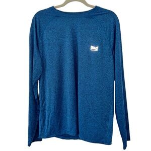 Blue Everlast Athletic Long Sleeve Top Fitness Shirt Men’s Size Medium Dri Fit!